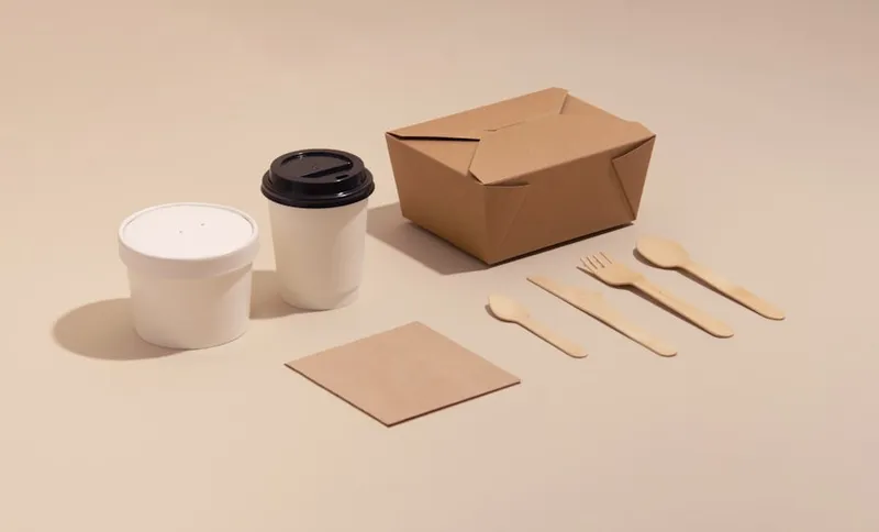 Packaging compostable para gastronomía, takeaway y delivery